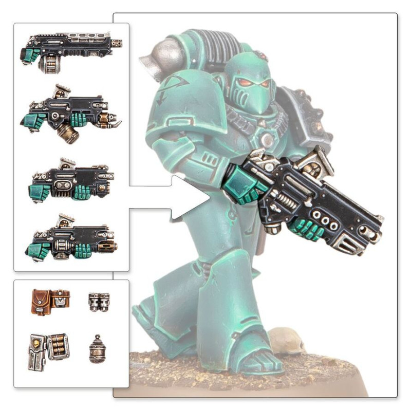 Warhammer the Horus Heresy, Legiones Astartes, Armes combinées, Fusils à pompe - WARHAMMER 99123001087 31-173