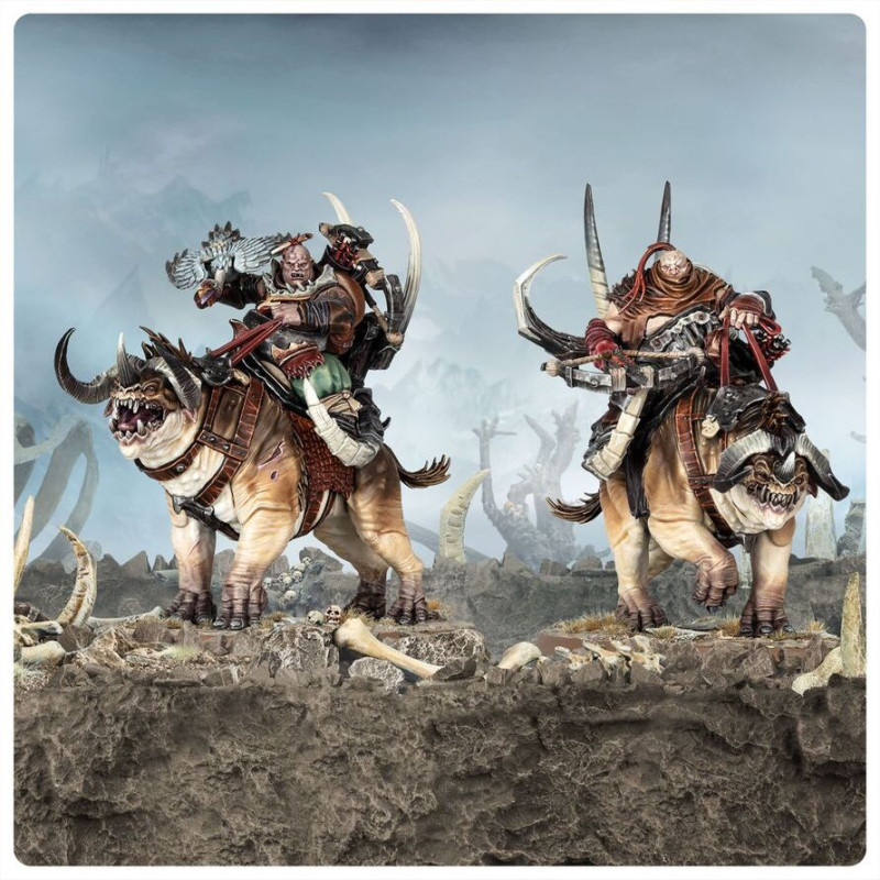 Warhammer Age of Sigmar, Ogor Mawtribes, Pillards/Cavalerie sur Mutilantes - WARHAMMER 99120213042 95-16