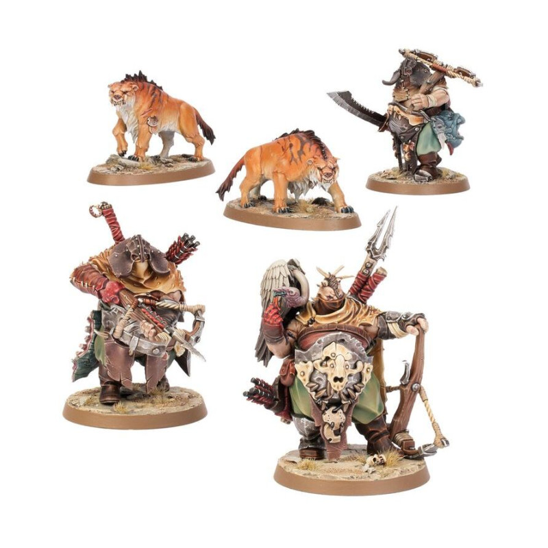 Warhammer Age of Sigmar, Ogor Mawtribes, Chasseurs avec dents de sabre - WARHAMMER 99120213045 95-23