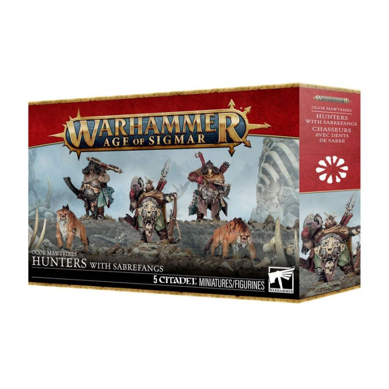 Warhammer Age of Sigmar, Ogor Mawtribes, Chasseurs avec dents de sabre - WARHAMMER 99120213045 95-23