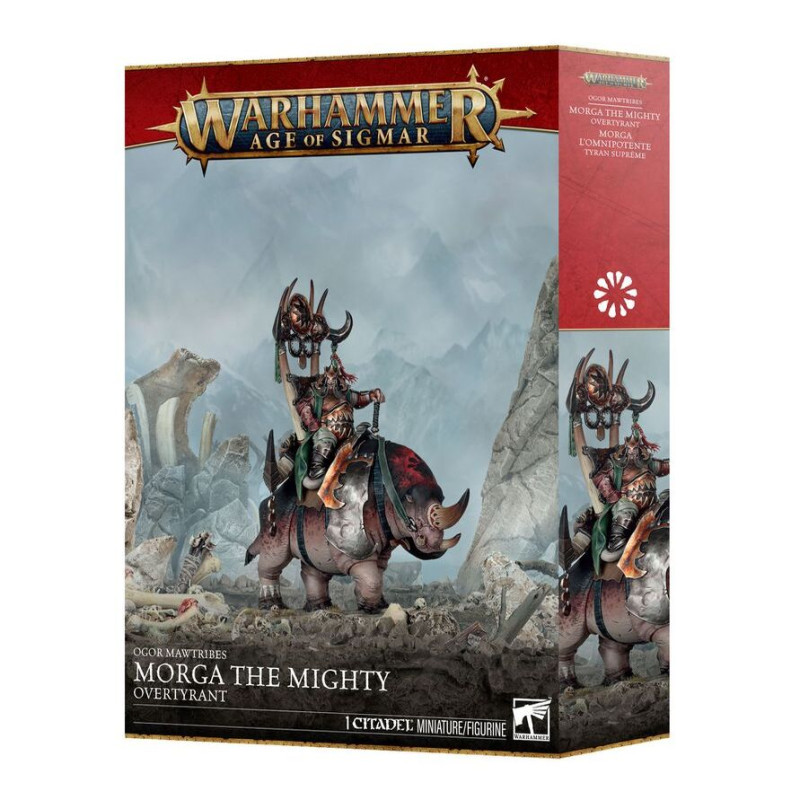 Warhammer Age of Sigmar, Ogor Mawtribes, Morga l'Omnipotente, Tyran suprême sur Gloutocéros - WARHAMMER 99120213043 95-27