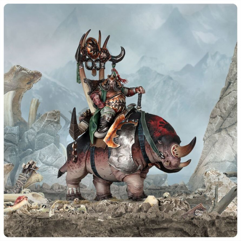 Warhammer Age of Sigmar, Ogor Mawtribes, Morga l'Omnipotente, Tyran suprême sur Gloutocéros - WARHAMMER 99120213043 95-27