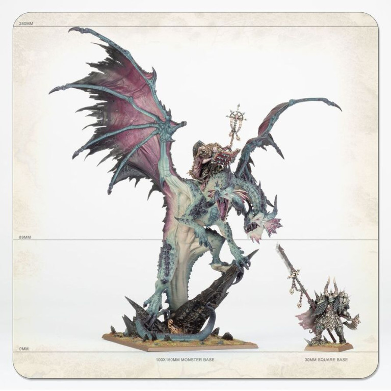 Warhammer The Old World, Warriors of chaos, Seigneur sur Dragon du Chaos - WARHAMMER 99122701013 08-19