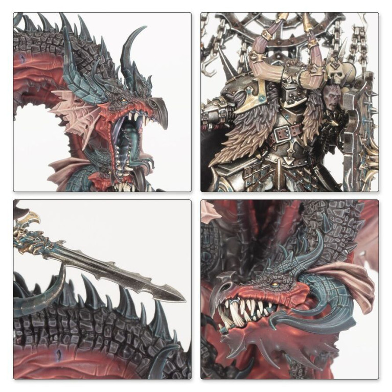 Warhammer The Old World, Warriors of chaos, Seigneur sur Dragon du Chaos - WARHAMMER 99122701013 08-19
