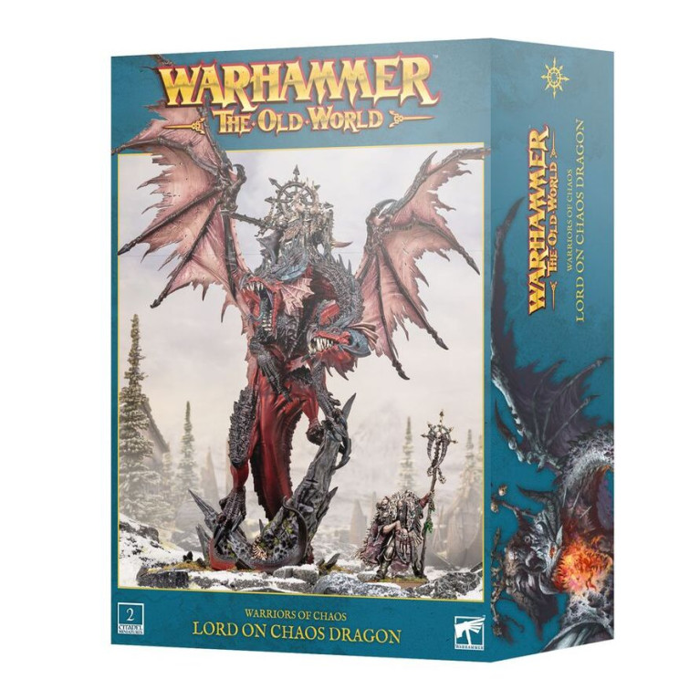Warhammer The Old World, Warriors of chaos, Seigneur sur Dragon du Chaos - WARHAMMER 99122701013 08-19