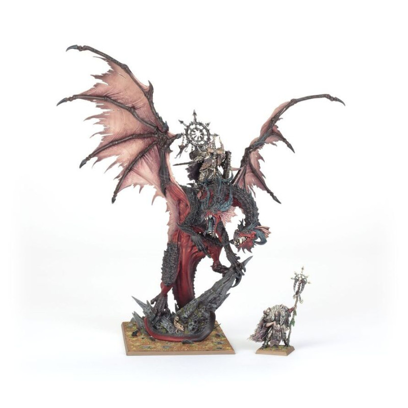 Warhammer The Old World, Warriors of chaos, Seigneur sur Dragon du Chaos - WARHAMMER 99122701013 08-19