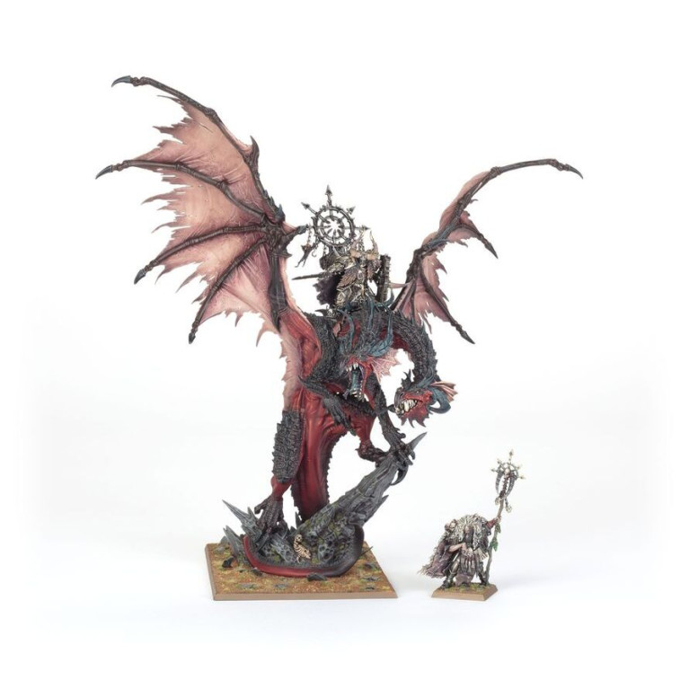 Warhammer The Old World, Warriors of chaos, Seigneur sur Dragon du Chaos - WARHAMMER 99122701013 08-19