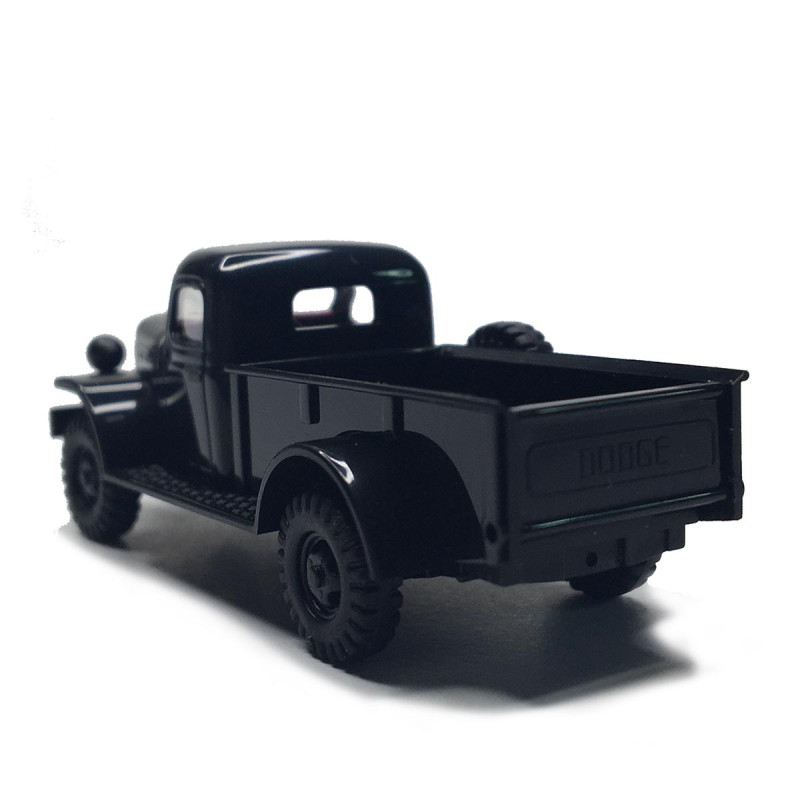 Dodge power wagon, noir, 1945 - BUSCH 44038 - HO 1/87