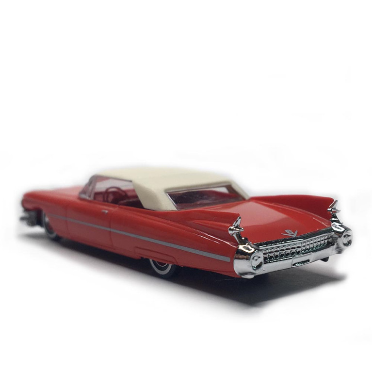 Cadillac Eldorado, cabriolet, rouge, 1959 - BUSCH 45133 - HO 1/87