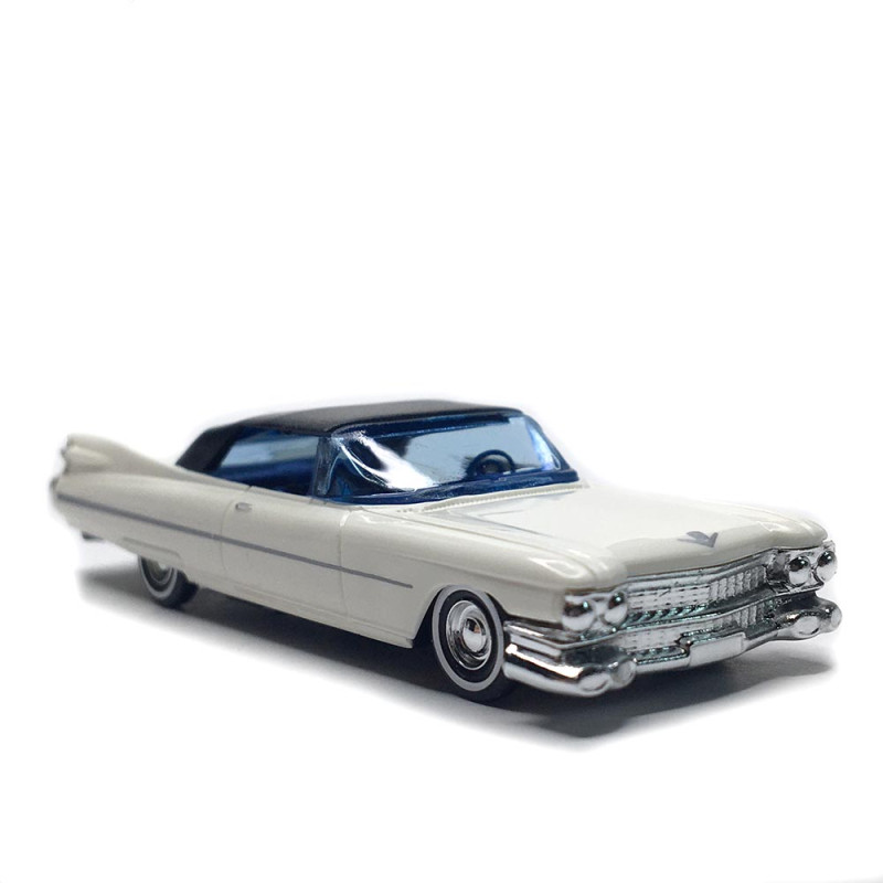 Cadillac Eldorado, cabriolet, blanc, 1959 - BUSCH 45134 - HO 1/87