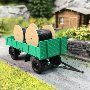 IFA HL 80, tambours de câble, 1967 - BUSCH 53329 - HO 1/87