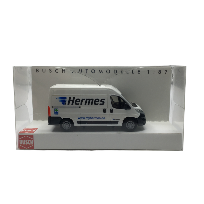 Fiat Ducato, fourgonnette Hermès, 2014 - BUSCH 54612 - HO 1/87