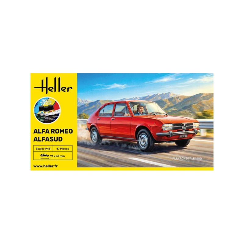 Starter kit, Alfa Romeo, Alfasud - HELLER 56182- 1/43