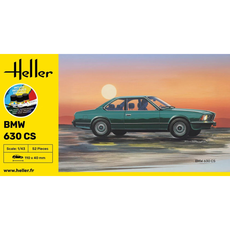 Starter kit, BMW 630 CS - HELLER 56166 - 1/43