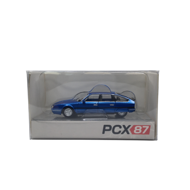 Citroën CX 25, GTI, limousine phase 2, bleu métallisé, 1985 - SAI 2475 - HO 1/87