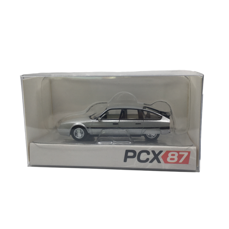 Citroën CX 25, GTI turbo II, limousine phase 2, gris, 1985 - SAI 2481 - HO 1/87