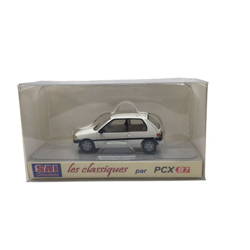 Peugeot 106, 3 portes phase 1, blanc, 1991 - SAI 6620 - HO 1/87