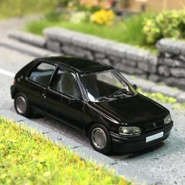 Peugeot 106, 3 portes phase 1, noir, 1991 - SAI 6622 - HO 1/87