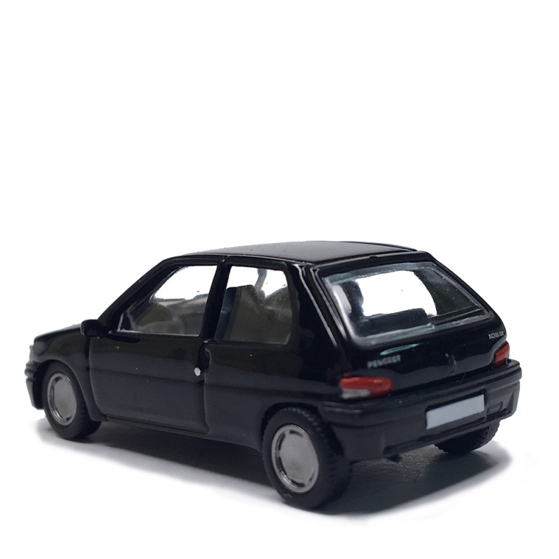 Peugeot 106, 3 portes phase 1, noir, 1991 - SAI 6622 - HO 1/87