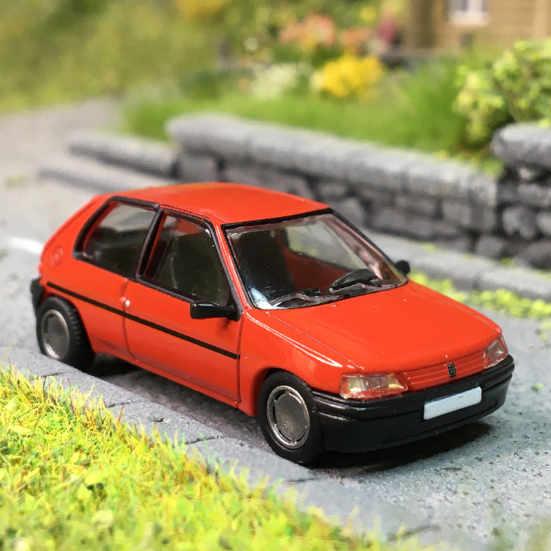Peugeot 106, 3 portes phase 1, rouge, 1991 - SAI 6623 - HO 1/87