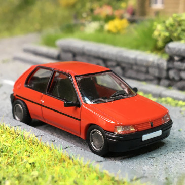 Peugeot 106, 3 portes phase 1, rouge, 1991 - SAI 6623 - HO 1/87