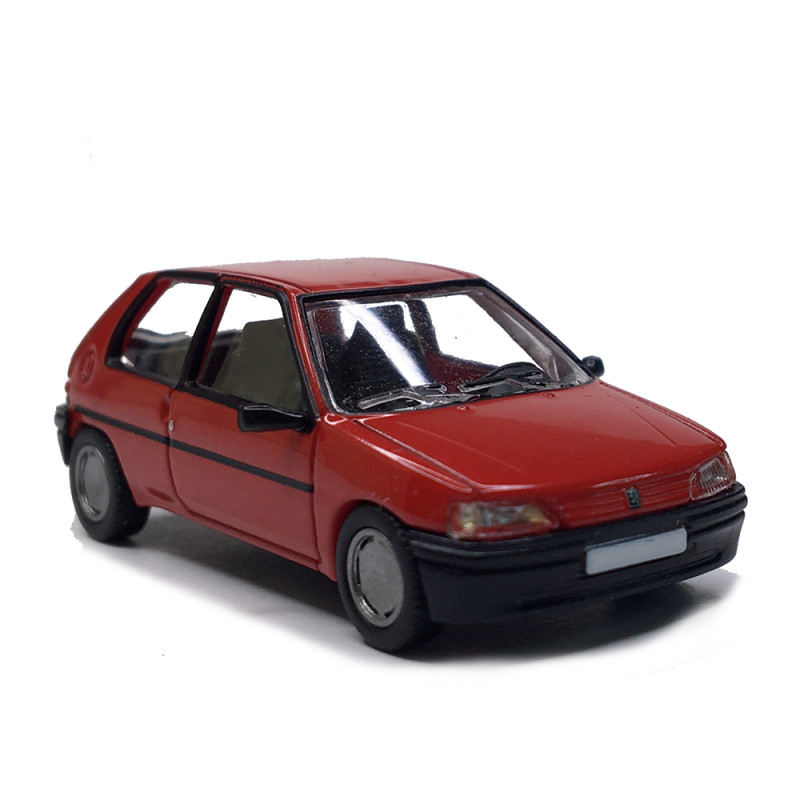 Peugeot 106, 3 portes phase 1, rouge, 1991 - SAI 6623 - HO 1/87