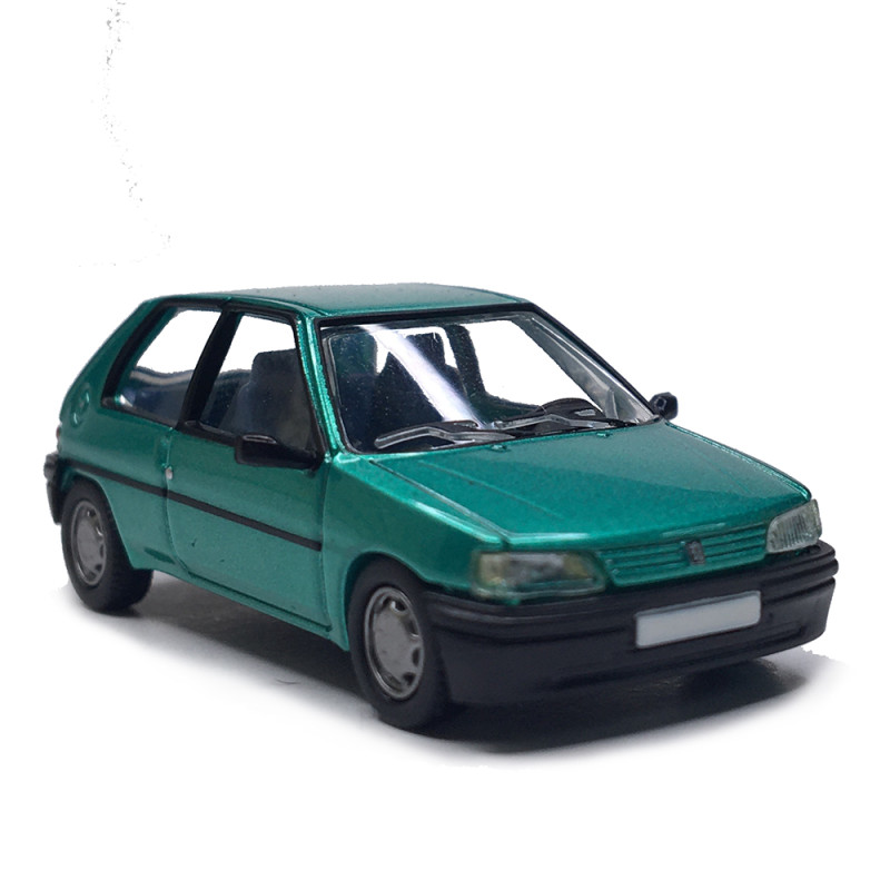 Peugeot 106, 3 portes phase 1, vert, 1991 - SAI 6624 - HO 1/87