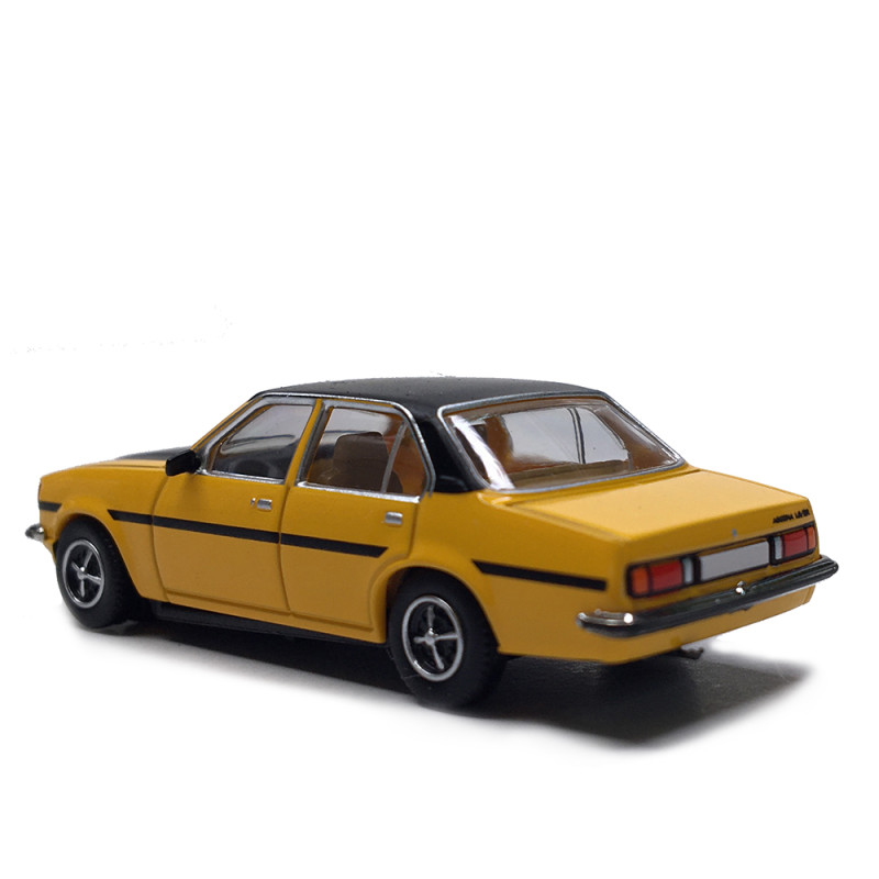 Opel ascona B, jaune/noir, 1975 - PCX 870814 - HO 1/87