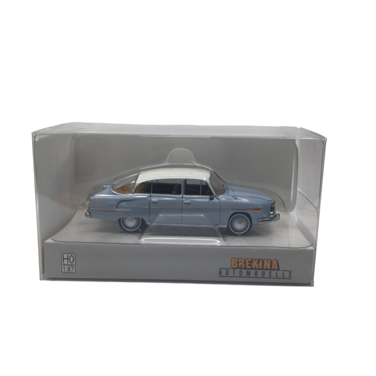 Tatra 603-2, gris, blanc, 1963 - BREKINA 27326 - HO 1/87