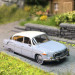 Tatra 603-2, gris, blanc, 1963 - BREKINA 27326 - HO 1/87