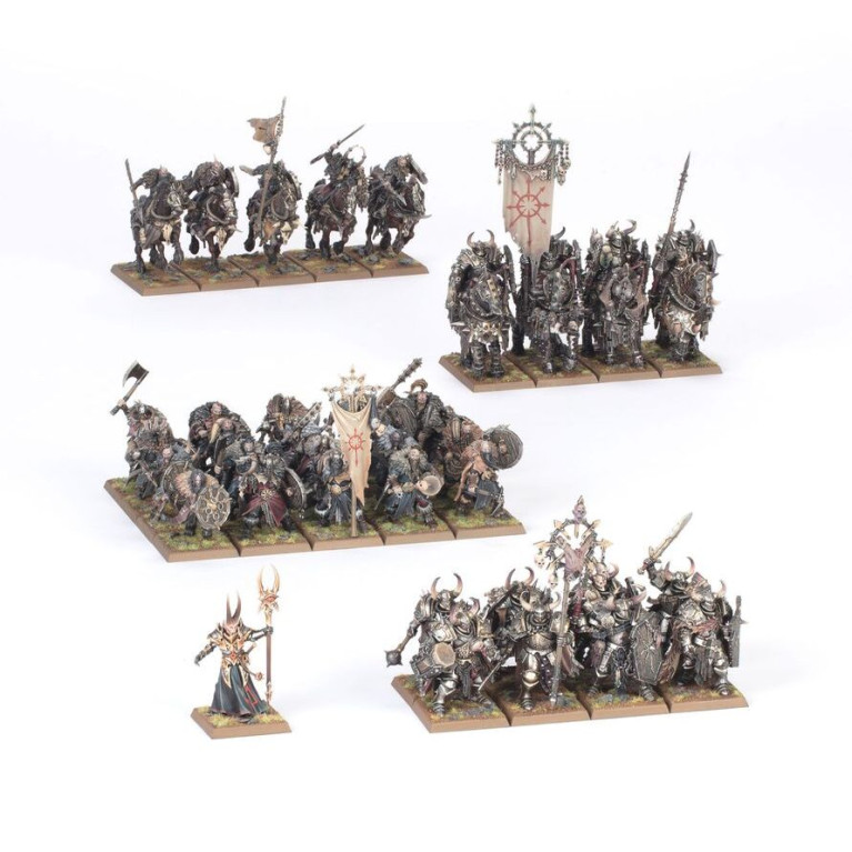 Warhammer The Old World, Guerriers du Chaos, Armée de colonne de bataille - WARHAMMER 99122701017 08-23