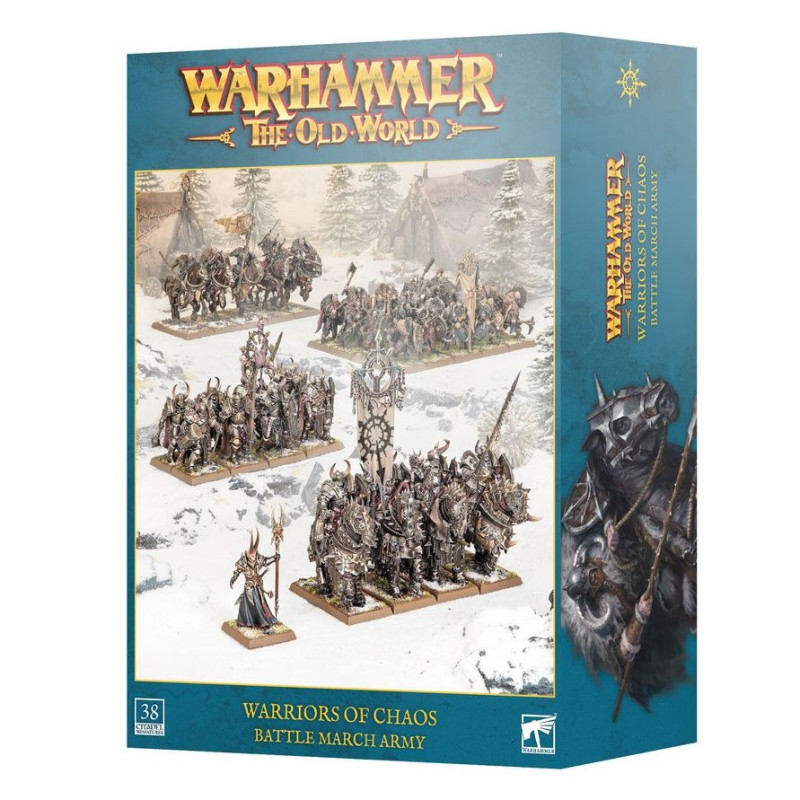 Warhammer The Old World, Guerriers du Chaos, Armée de colonne de bataille - WARHAMMER 99122701017 08-23