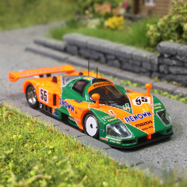 Mazda 787B, n55, Le Mans 1991, Volker Weidler, Johnny Herbert, Bertrand Gachot - HERPA 87MC000080 - HO 1/87
