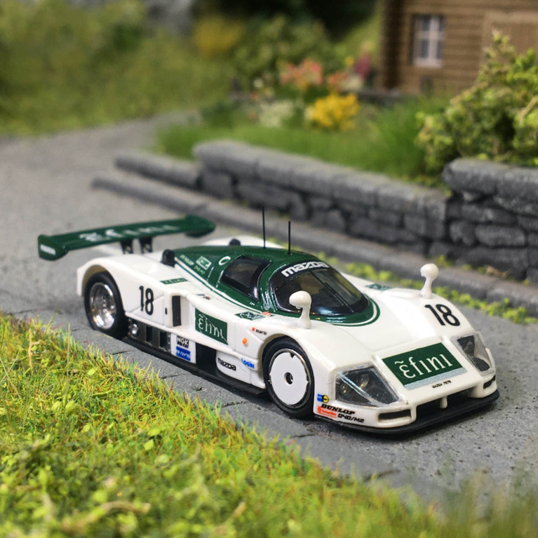 Microcity, Mazda 787B, n18, blanc - HERPA 87MC000081 - HO 1/87