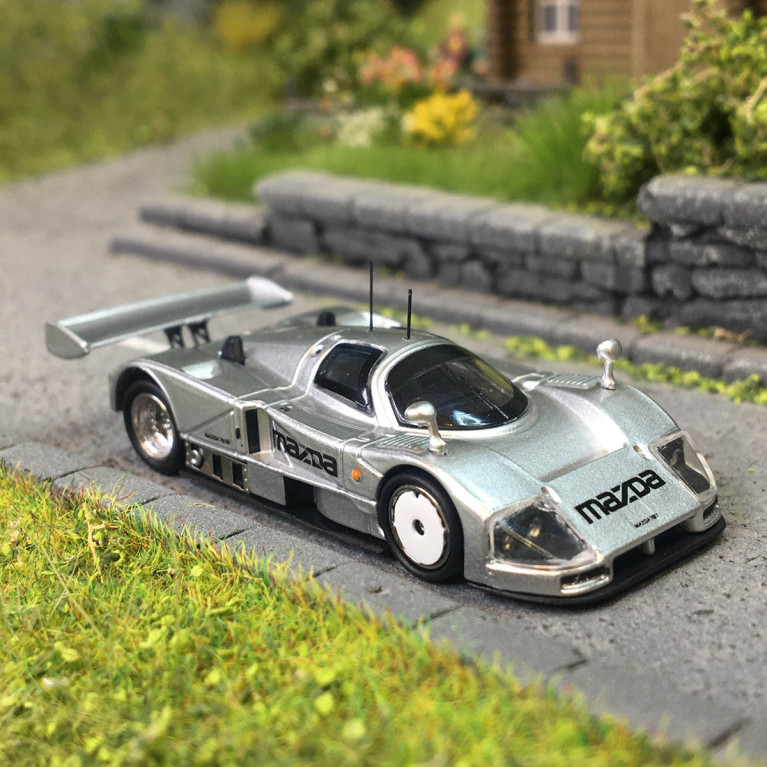 Microcity, Mazda 787B, argent - HERPA 87MC000082 - HO 1/87