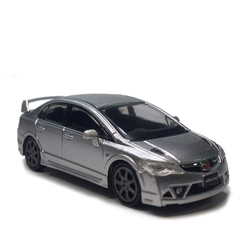 Microcity, Honda Civic, FD2, argent - HERPA 87MC000087 - HO 1/87