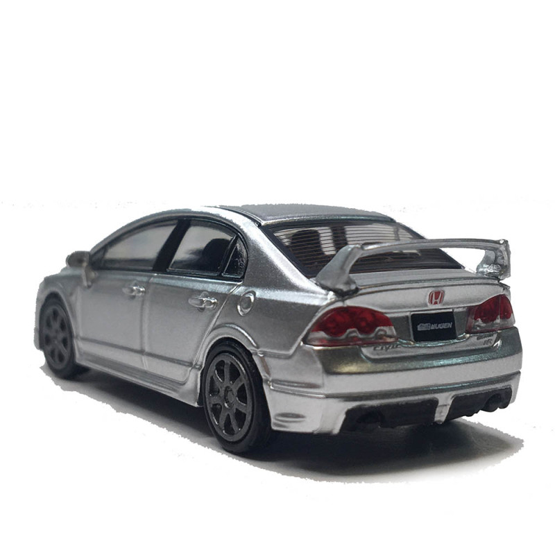 Microcity, Honda Civic, FD2, argent - HERPA 87MC000087 - HO 1/87