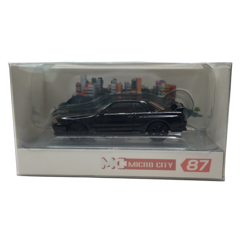 Microcity, Nissan Skyline GTR32, noir, 1982 - HERPA 87MC000091 - HO 1/87