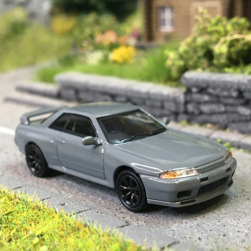 Microcity, Nissan Skyline GTR32, gris, 1982 - HERPA 87MC000094 - HO 1/87