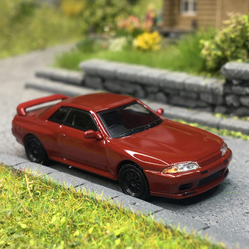 Microcity, Nissan Skyline GTR32, rouge, 1982 - HERPA 87MC000093 - HO 1/87