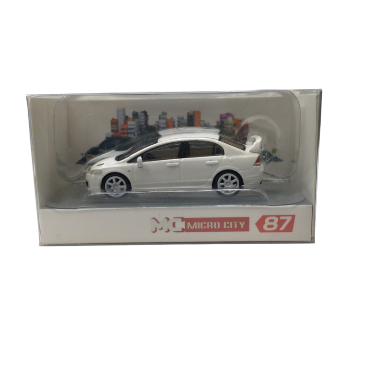 Microcity, Honda Civic FD2, blanc - HERPA 87MC000099 - HO 1/87