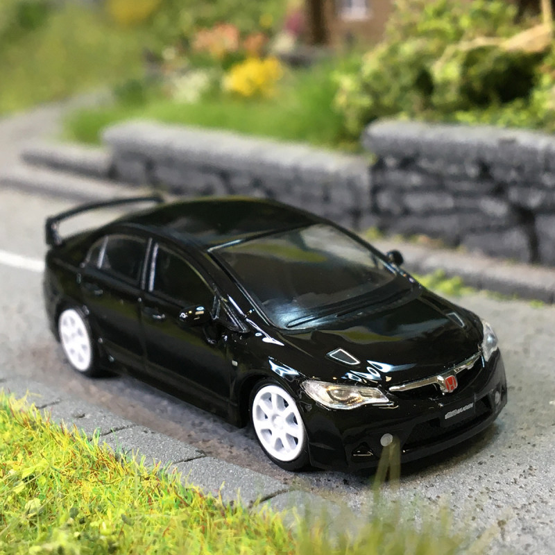 Microcity, Honda Civic FD2, noir - HERPA 87MC000100 - HO 1/87