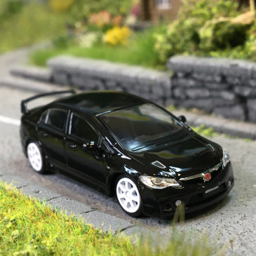 Microcity, Honda Civic FD2, noir - HERPA 87MC000100 - HO 1/87