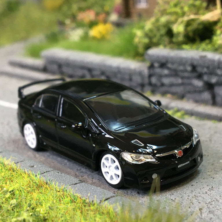 Microcity, Honda Civic FD2, noir - HERPA 87MC000100 - HO 1/87
