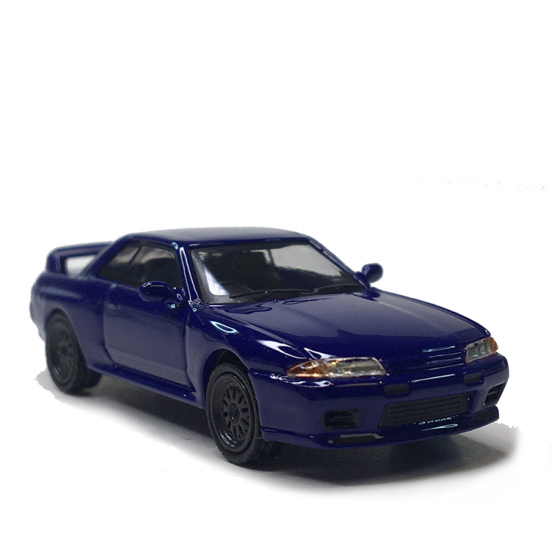 Microcity, Nissan Skyline GTR32, bleu, 1982 - HERPA 87MC000101 - HO 1/87