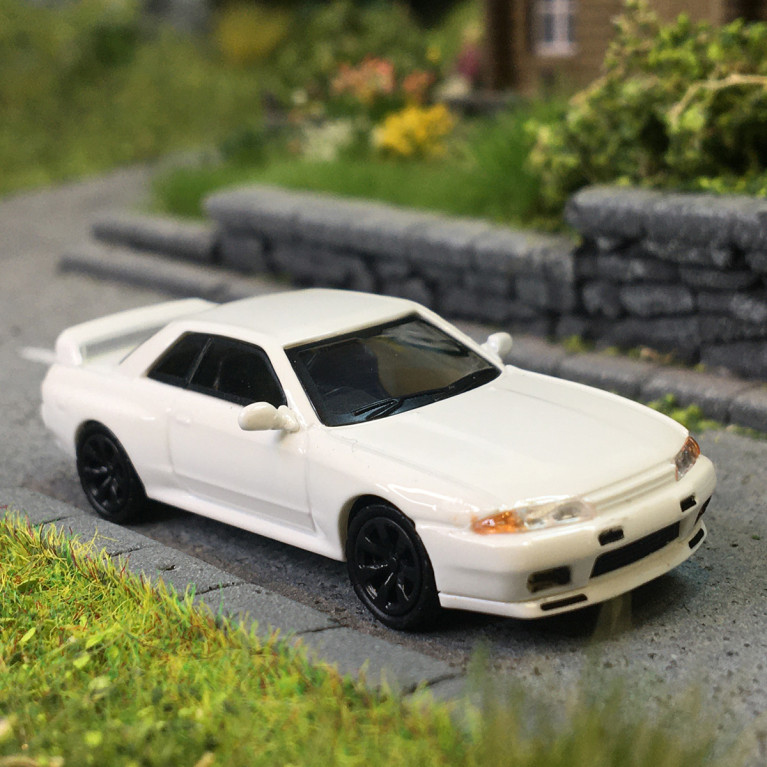 Microcity, Nissan Skyline GTR32, blanc, 1982 - HERPA 87MC000102 - HO 1/87