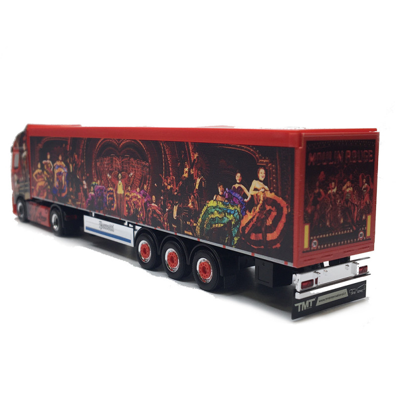 Iveco S-Way, semi-remorque, plancher mobile, Perroti - HERPA 320306 - HO 1/87