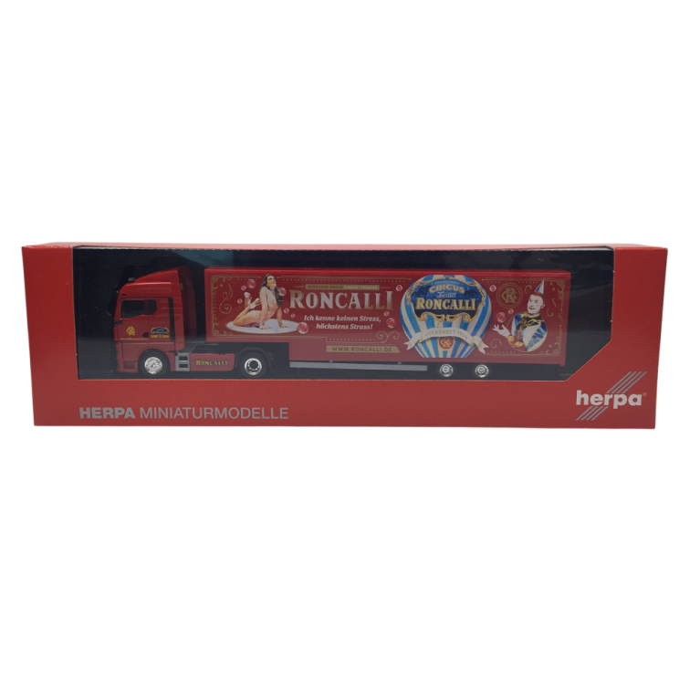 Man TGX GM, semi-remorque porte-conteneurs, Roncalli, Rhénanie-du-Nord-Westphalie/Cologne - HERPA 320702 - HO 1/87