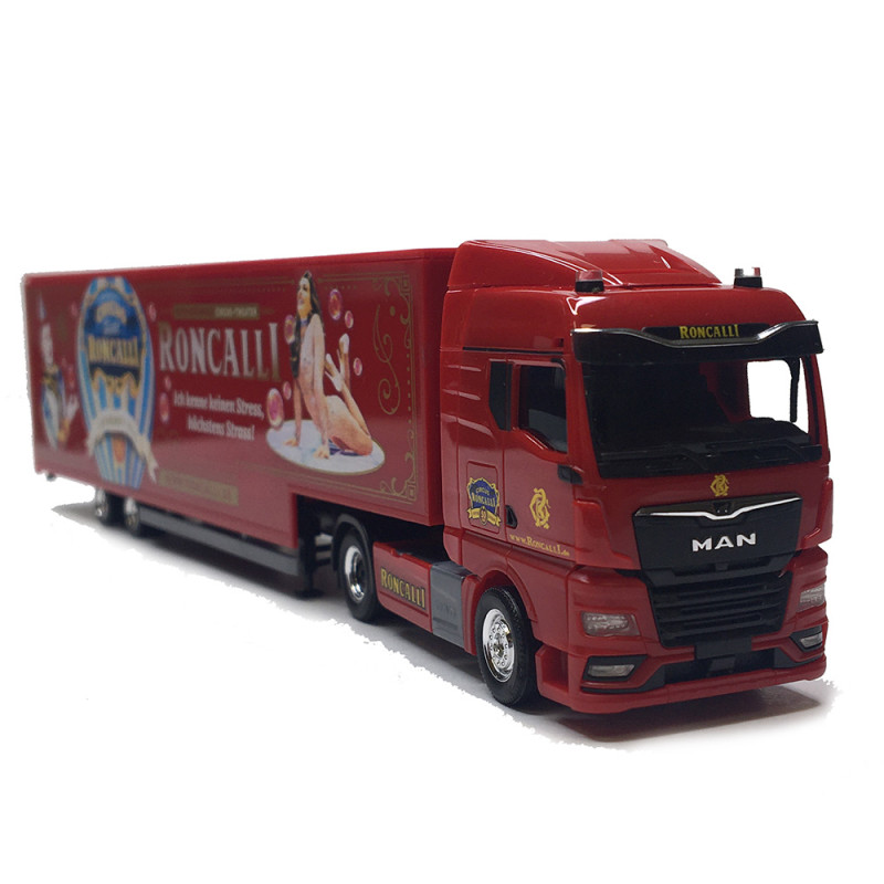 Man TGX GM, semi-remorque porte-conteneurs, Roncalli, Rhénanie-du-Nord-Westphalie/Cologne - HERPA 320702 - HO 1/87