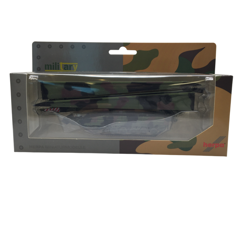 Leguan, char poseur de ponts, 26m, avec déco - HERPA 746854 - HO 1/87